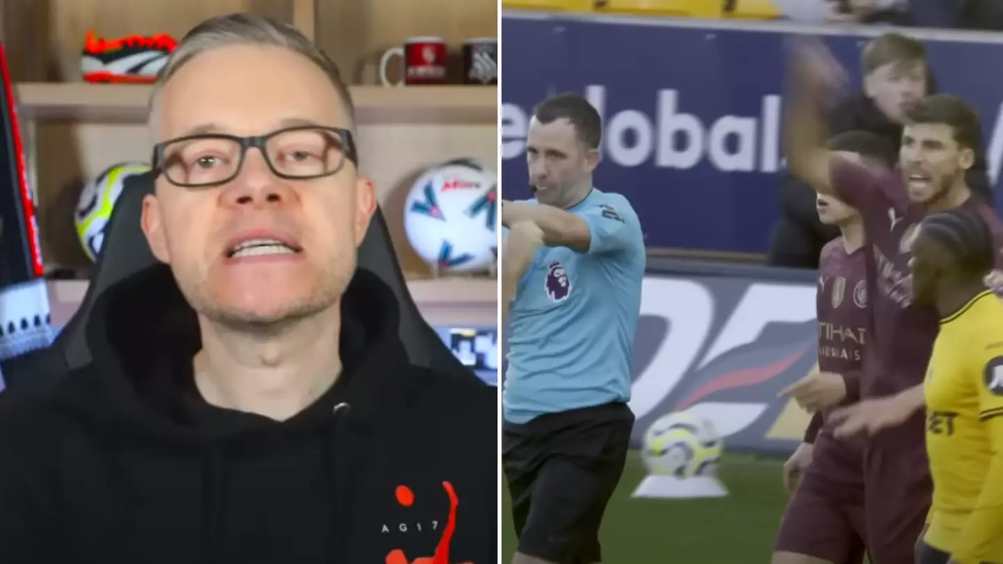 Mark Goldbridge gives his Man City conspiracy theory after spotting what players did against Wolves