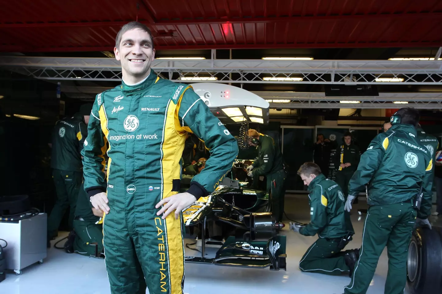 Petrov drove for Caterham. Image: Alamy