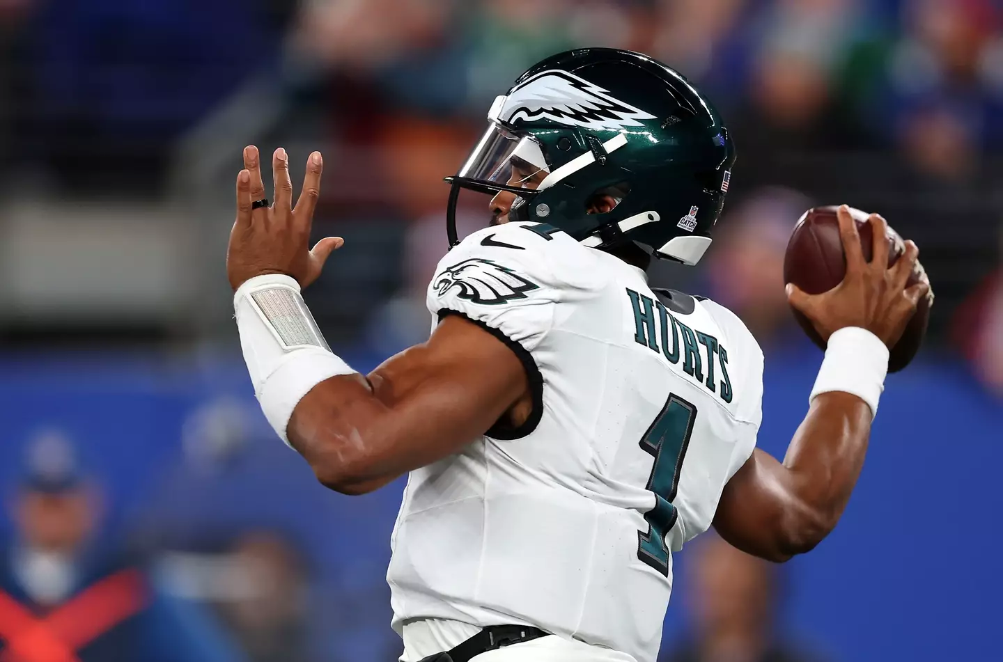 Jalen Hurts. Image: Elsa / Staff via Getty