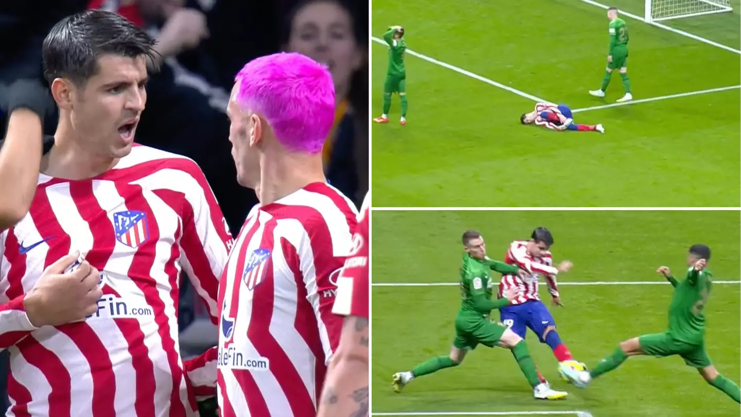 Alvaro Morata 'brought himself back to life' after realising he'd scored for Atletico Madrid