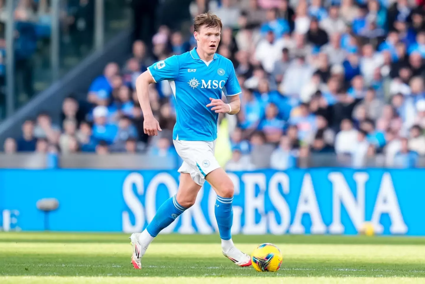 Scott McTominay has impressed at Napoli (Credit:Getty)