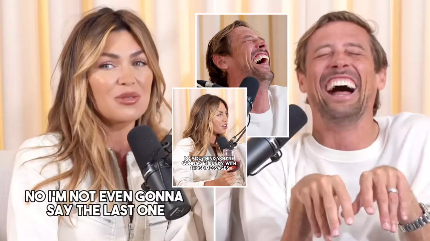 Peter Crouch has a special signal for when he wants to get frisky with wife Abbey Clancy