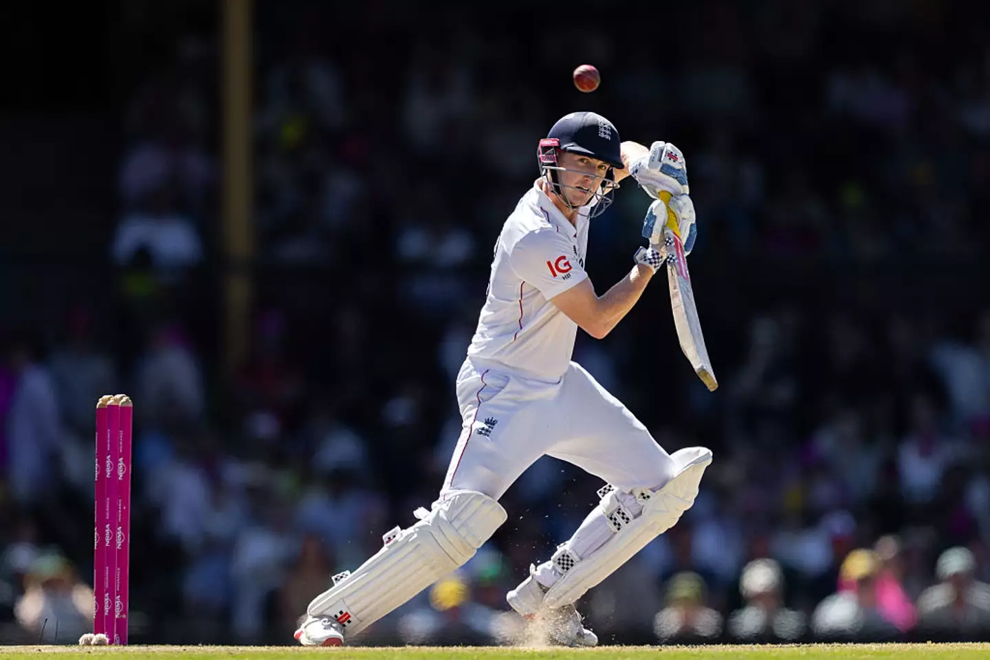 Harry Brook in action for England (Credit:Getty)