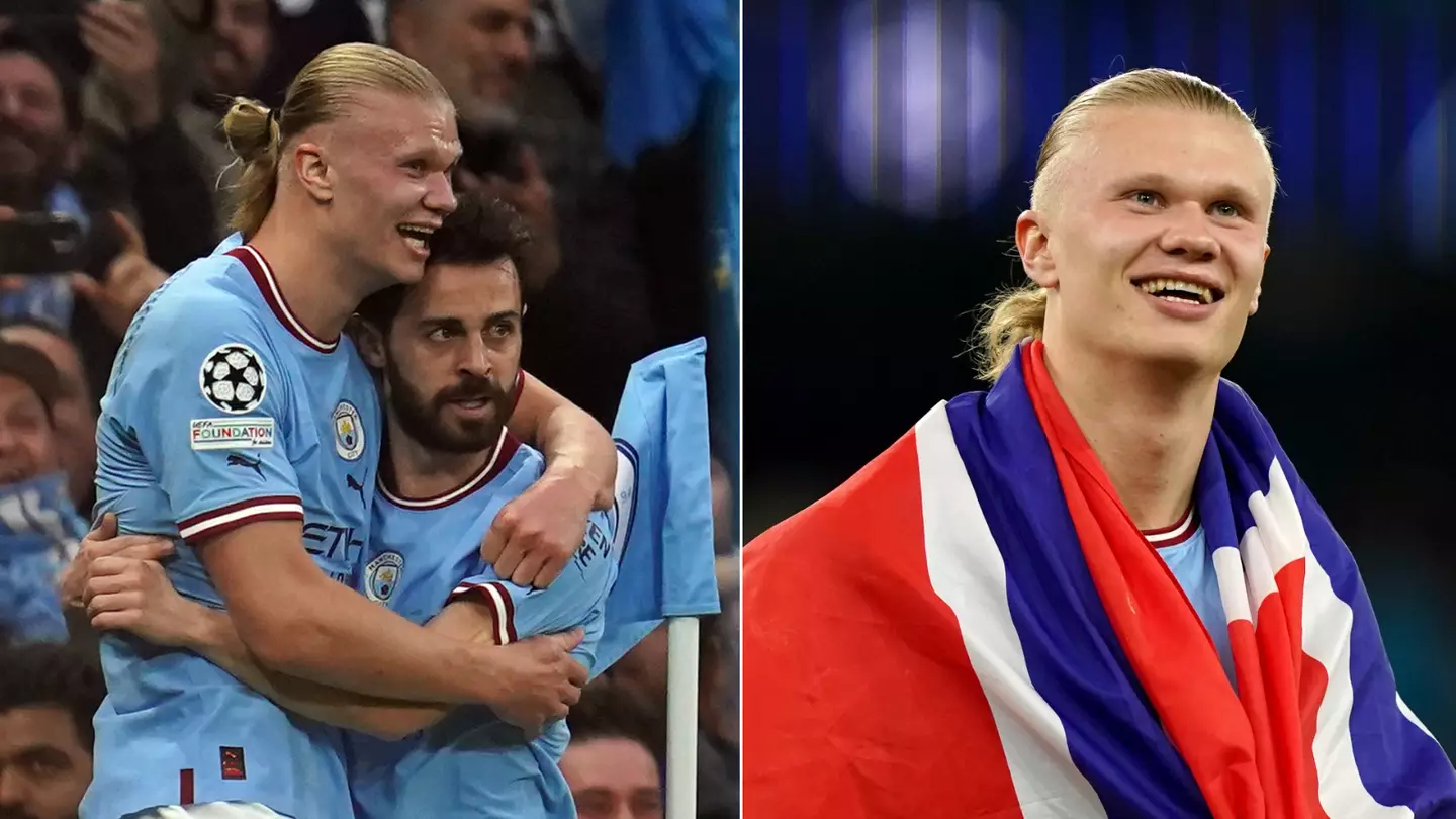 Andy Cole sends Erling Haaland “tough” warning after Man City star’s record-breaking season