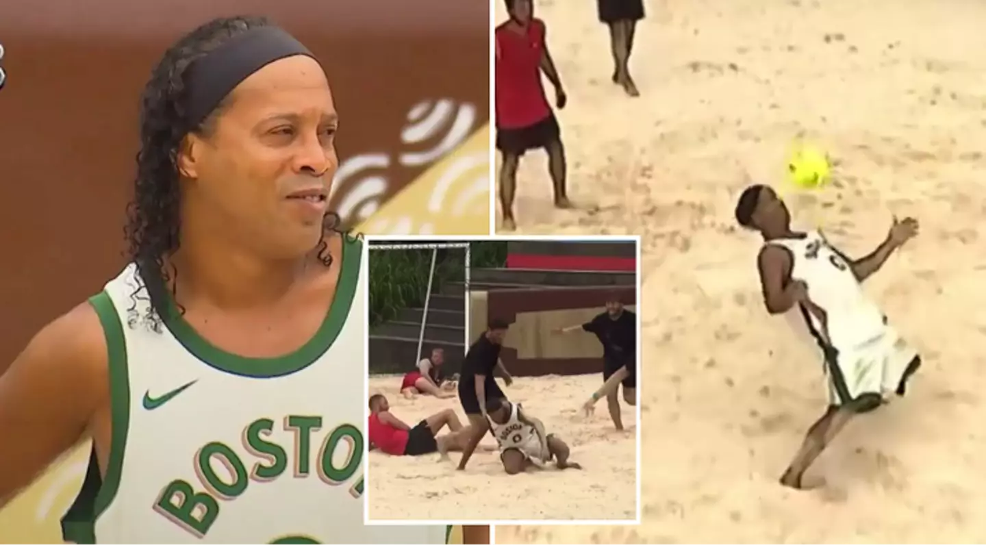 Ronaldinho proves he's still got it at 43-years-old with outrageous goal in shock appearance