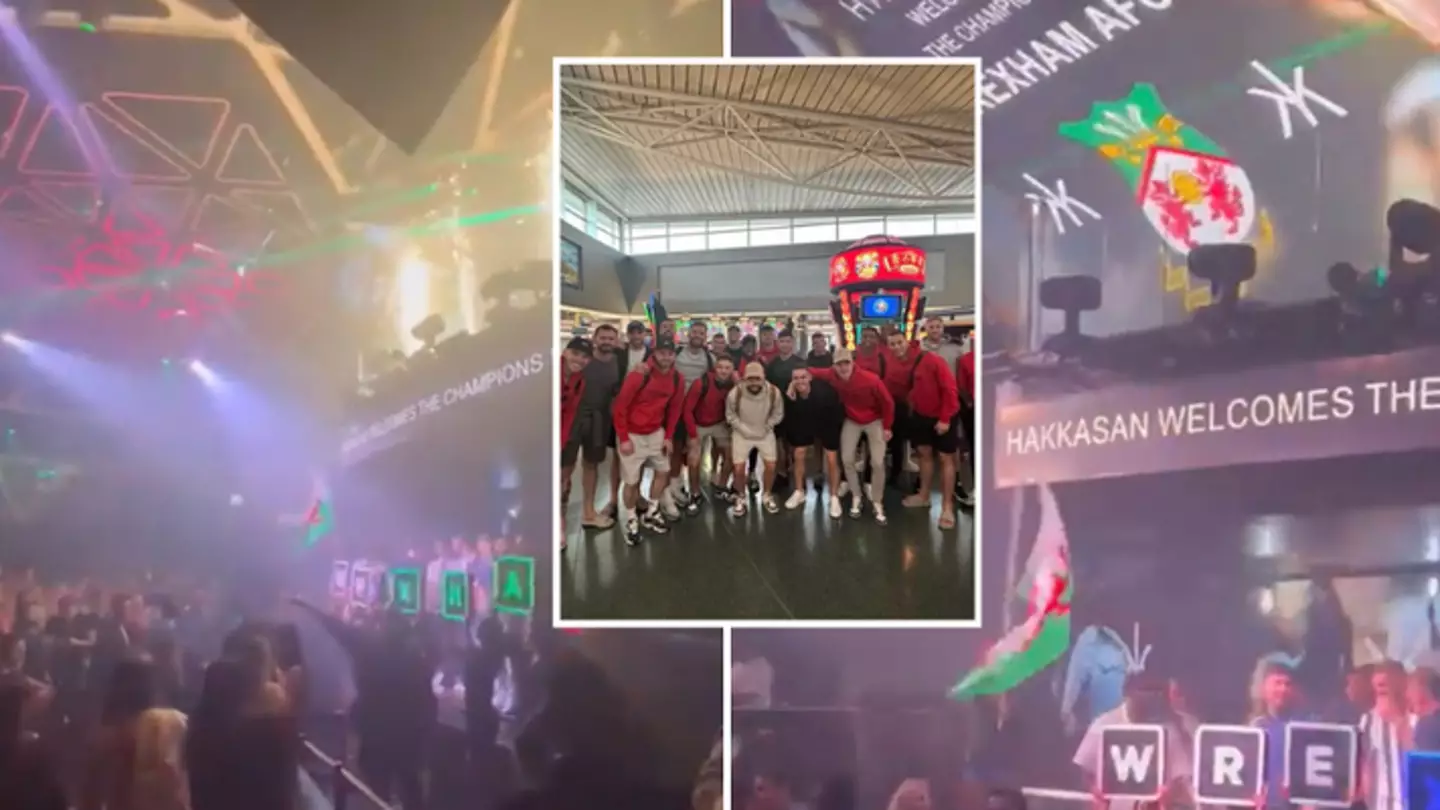 Wrexham given incredible welcome at the Hakkasan nightclub in Las Vegas