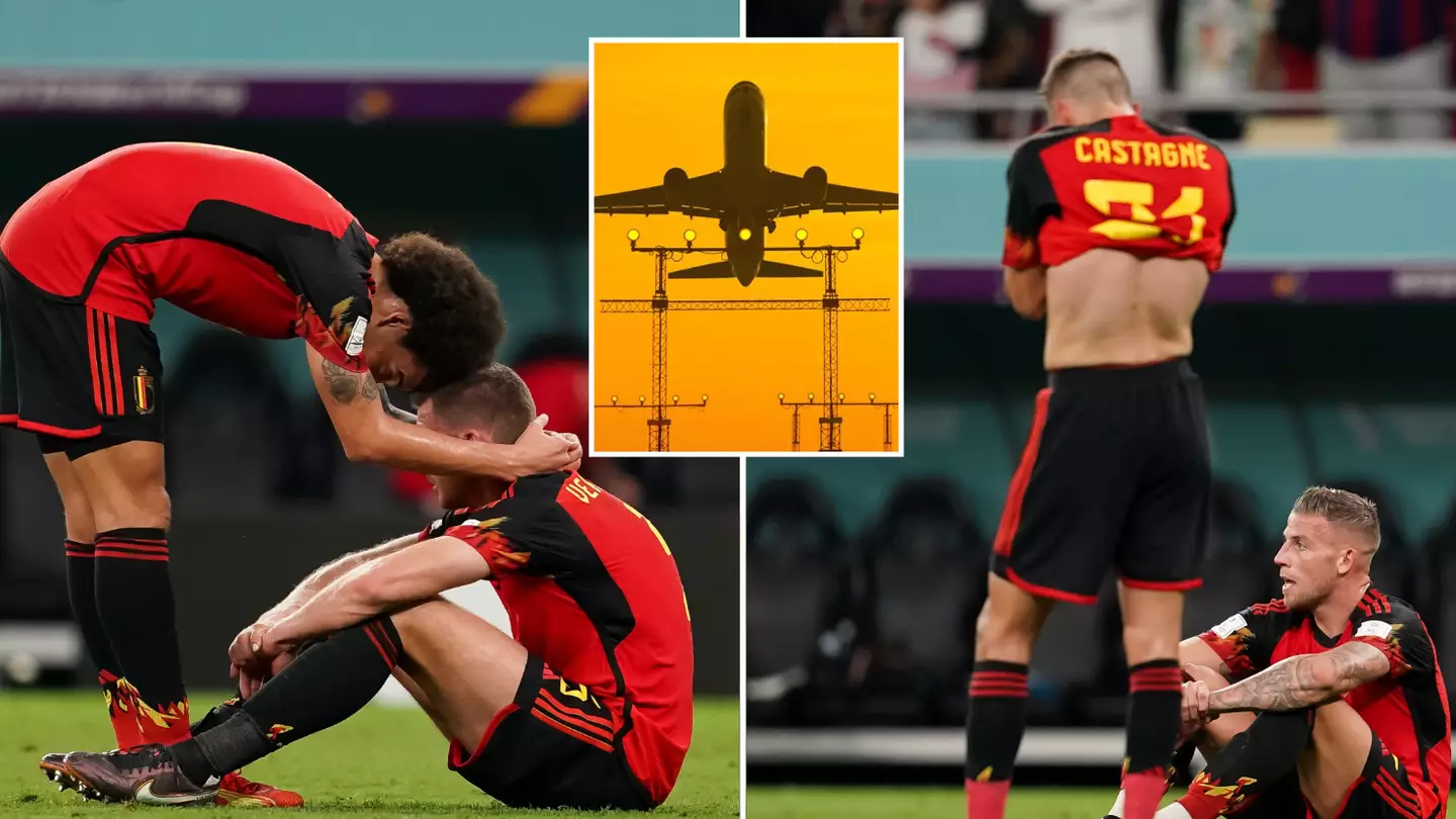 FIVE Belgium players 'booked earlier flights' to fly home separately from teammates