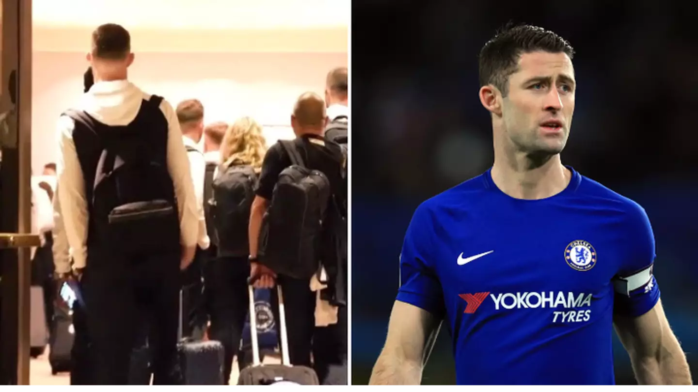 Gary Cahill spotted with Chelsea squad amid speculation he could make return