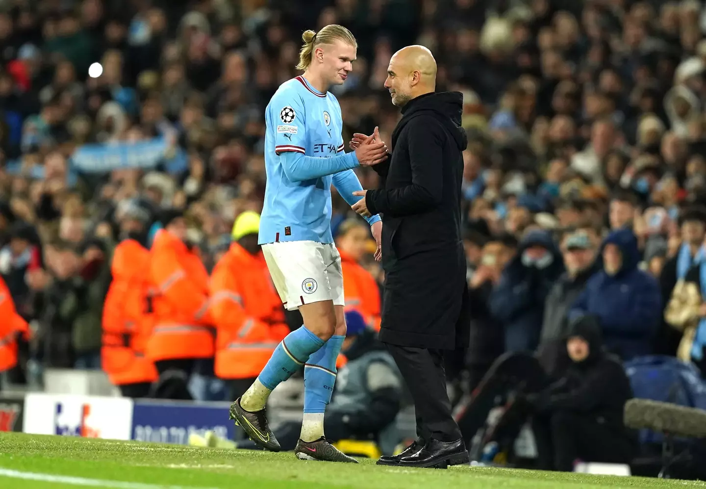 Erling Haaland could yet feature against Liverpool after Pep Guardiola's comments (