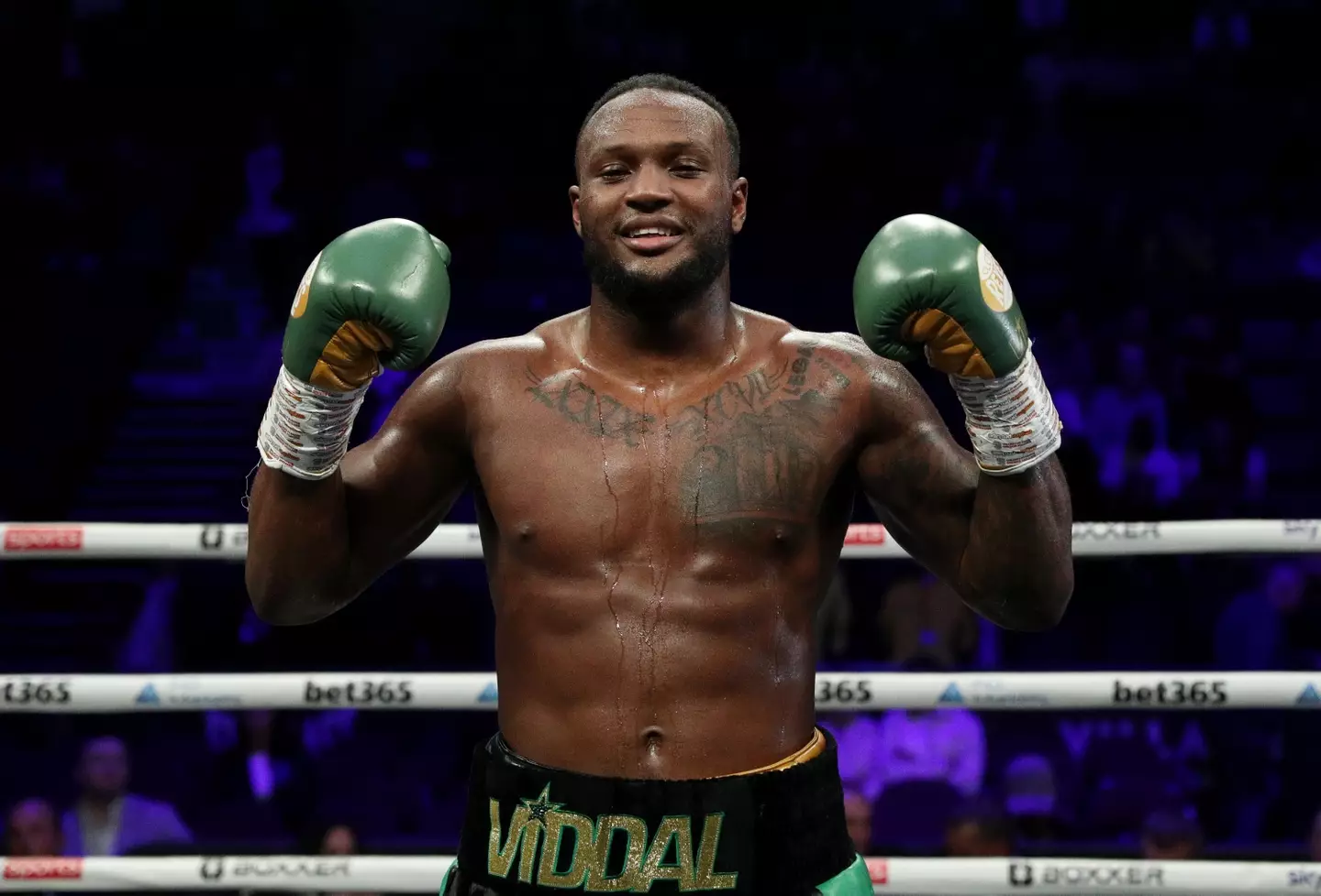 Viddal Riley is current unbeaten with a record of 10-0 (