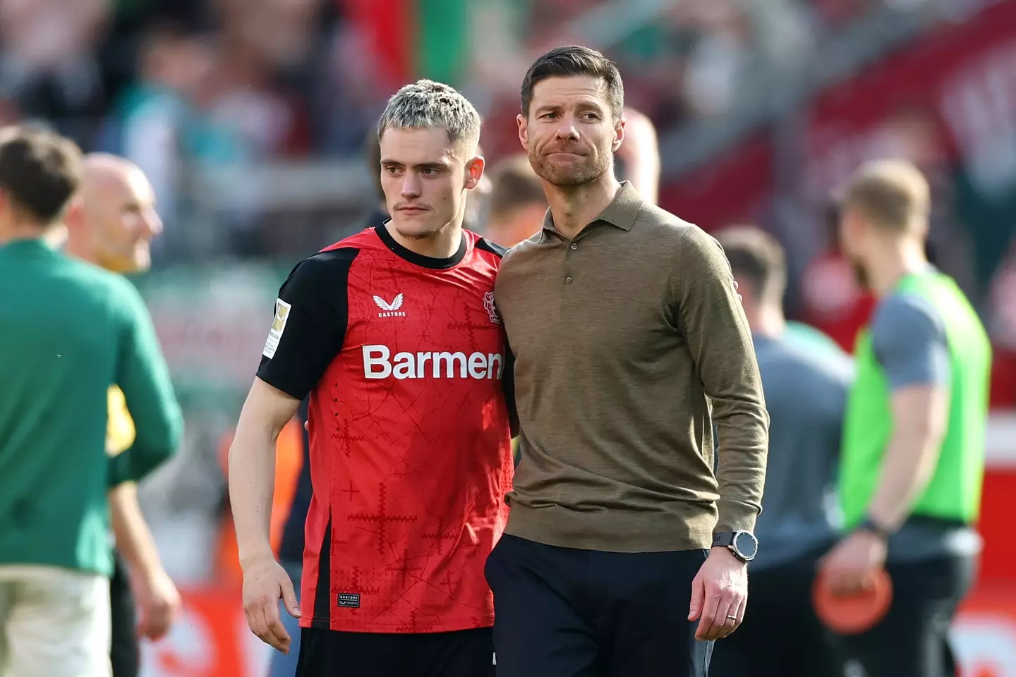 Florian Wirtz worked under Xabi Alonso at Bayer Leverkusen. Image: Getty