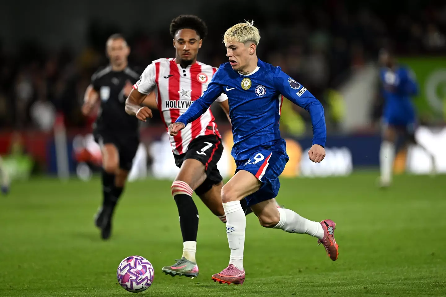 Alejandro Garnacho and Kevin Schade. Image: Darren Walsh / Contributor via Getty