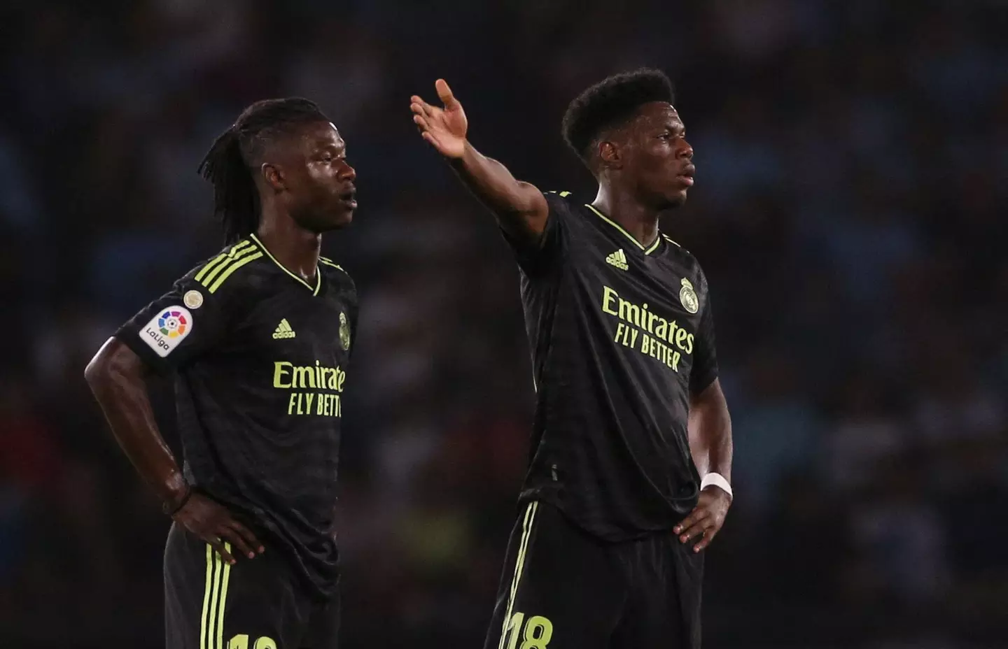 France internationals Eduardo Camavinga and Aurelien Tchouameni are regarded as the future of Real's midfield, alongside Federico Valverde. (Image