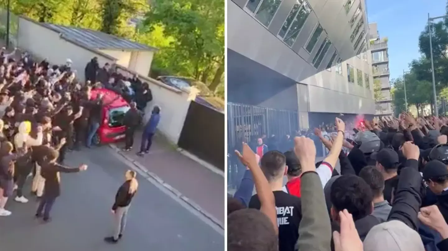 'Get lost' - PSG ultras chant outside Neymar's house in shocking scenes