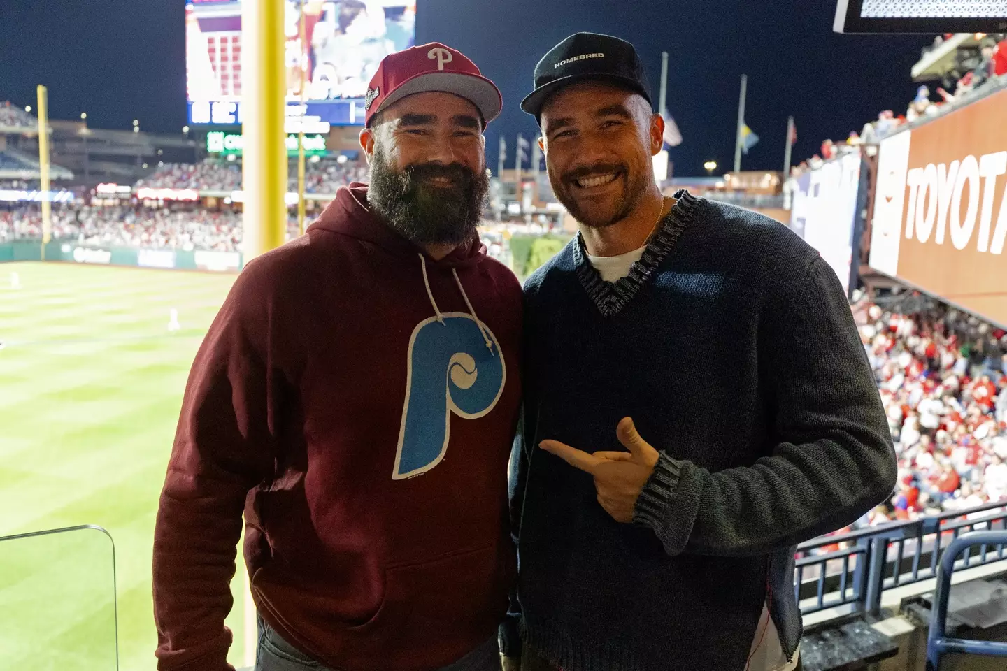 Jason Kelce plans to give his brother a sentimental gift. Image: Getty