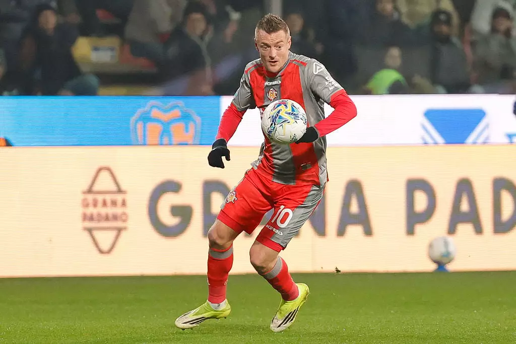 Jamie Vardy in action for Cremonese (Credit:Getty)