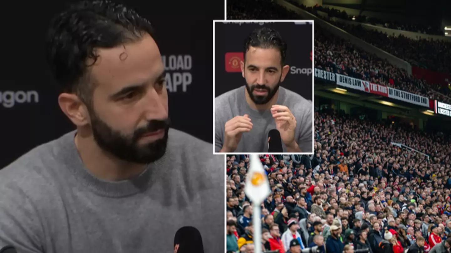 Ruben Amorim doesn't like one thing he's noticed Man United fans doing and asks them to stop