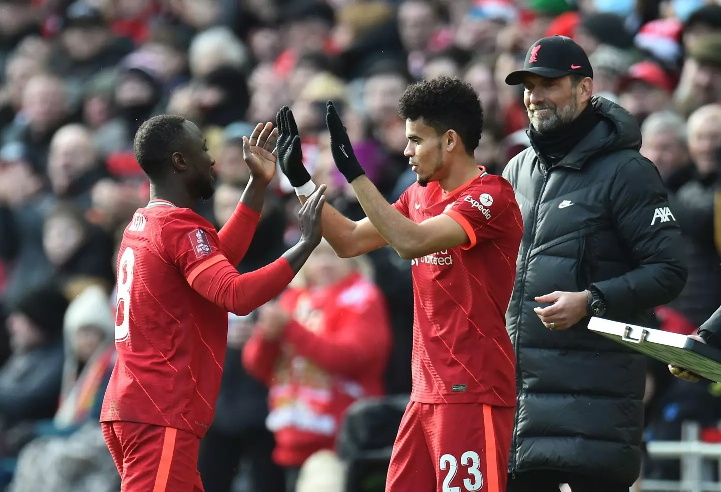 Luis Diaz made his debut for Liverpool on Sunday (Image: Alamy)