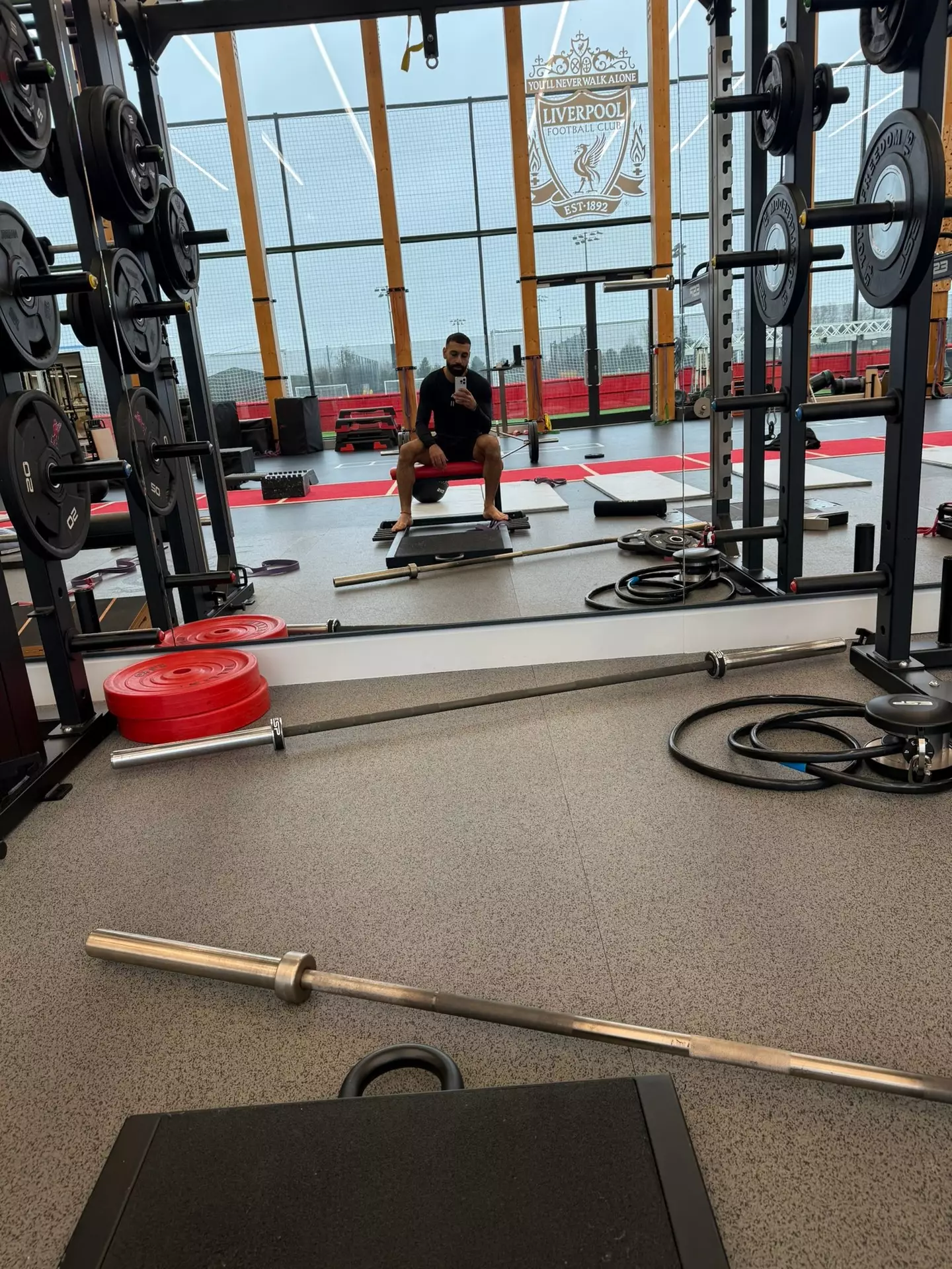 Mo Salah took to social media to respond. Image: X/@MoSalah