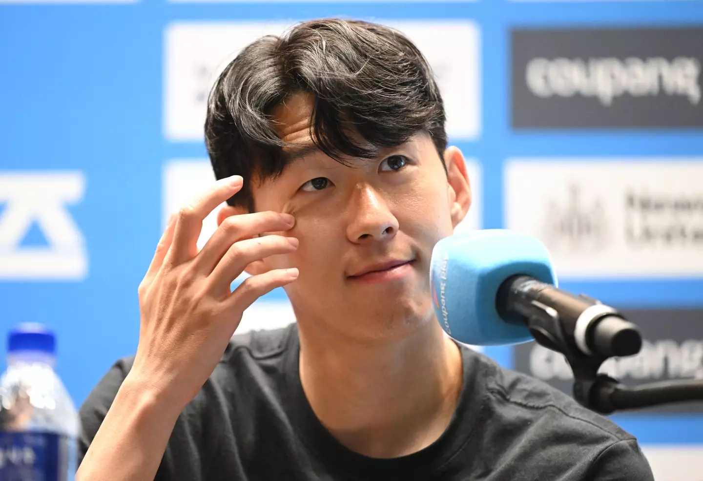 Son Heung-min announced he will be leaving Tottenham during a press conference in South Korea on Saturday. Image: Getty