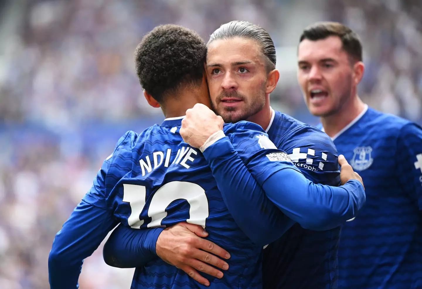 Jack Grealish had an excellent first full game for Everton. Image: Getty
