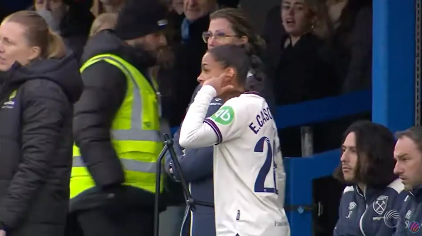 Estelle Cascarino was unable to make her West Ham debut on Sunday. Image credit: X/@CFCWdaily