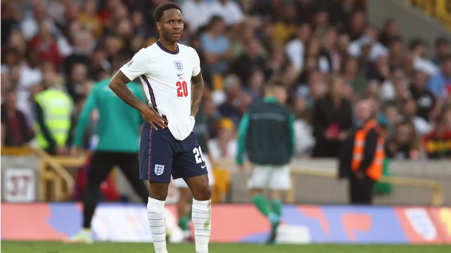 Raheem Sterling in England action