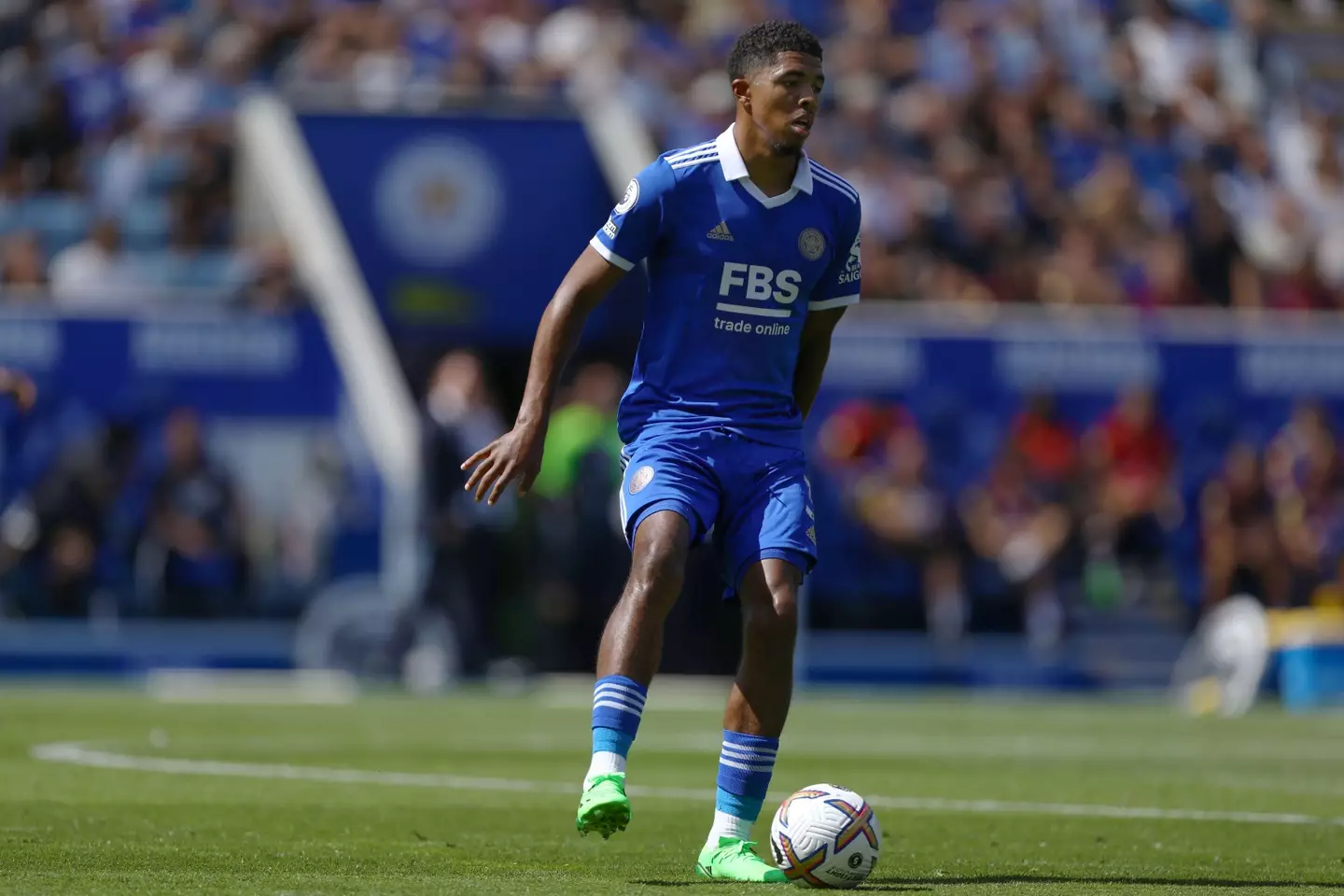 Wesley Fofana of Leicester City - Leicester City v Brentford, Premier League. (Alamy)