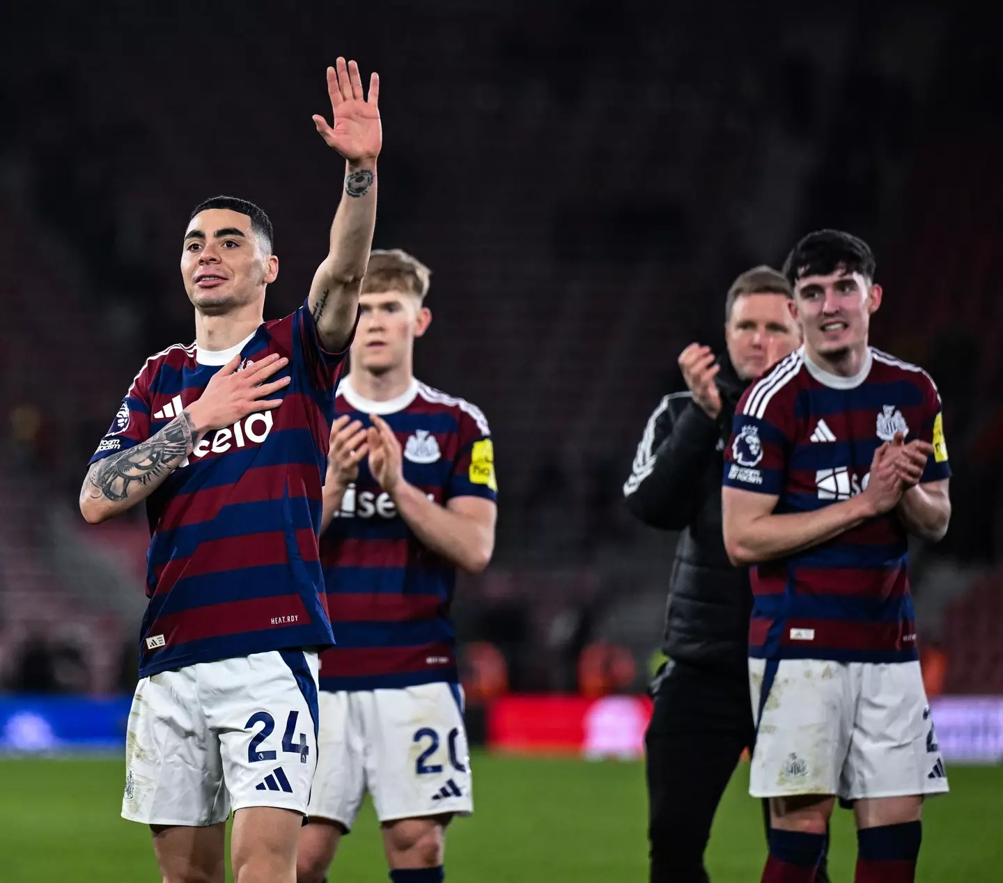 Miguel Almiron left Newcastle in January. Image: Getty