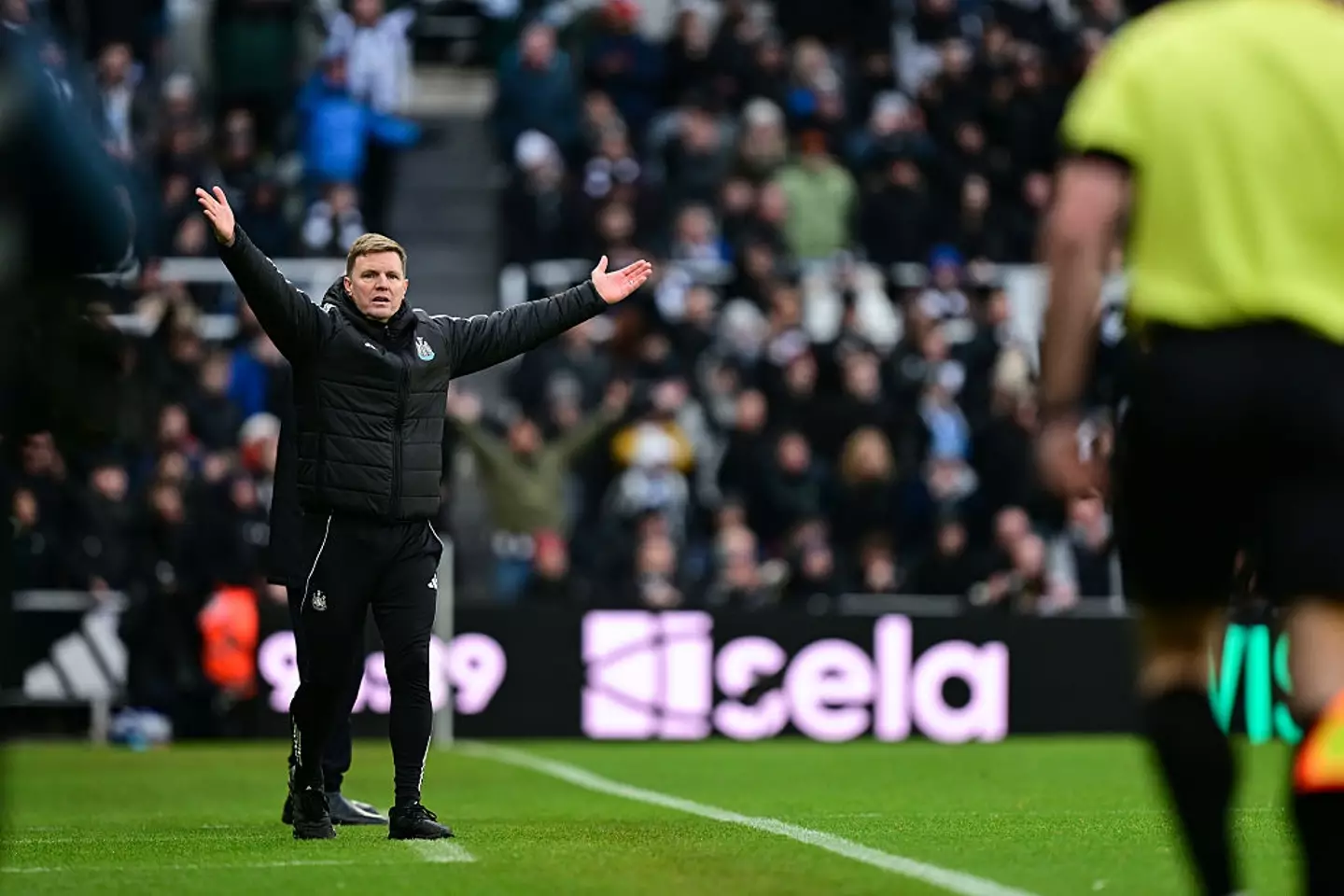 Eddie Howe was not pleased (Credit:Getty)