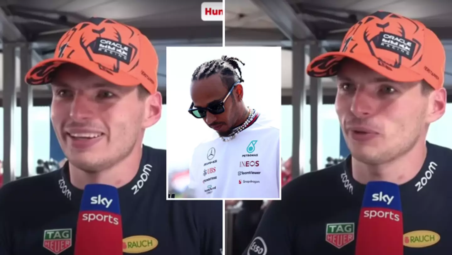 Max Verstappen makes joke at Lewis Hamilton's expense after Hungarian Grand Prix win