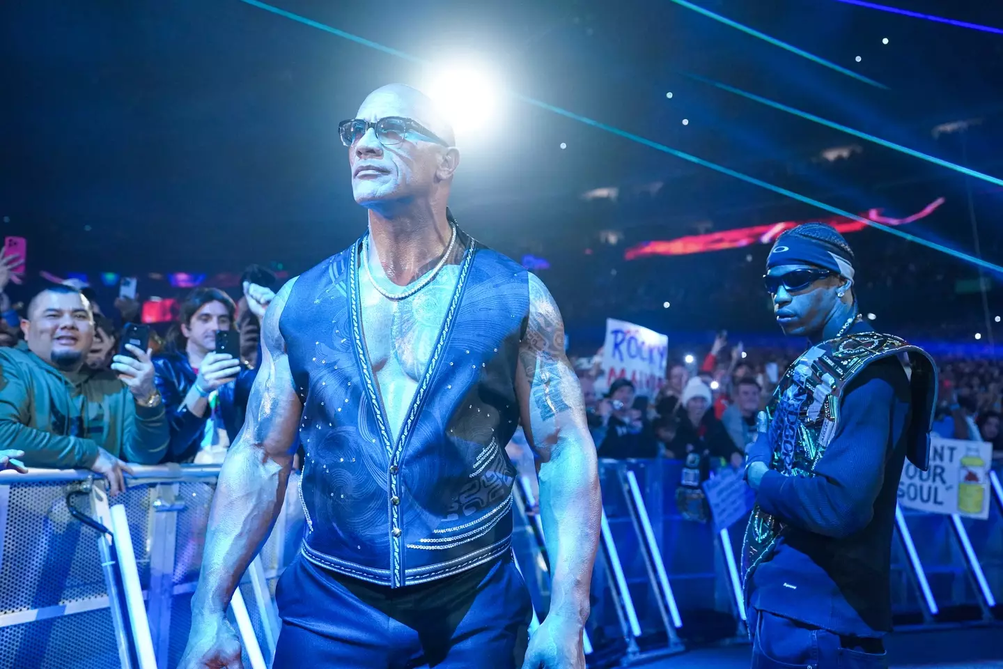 The Rock called on Taylor Swift for a favour. Image: Getty