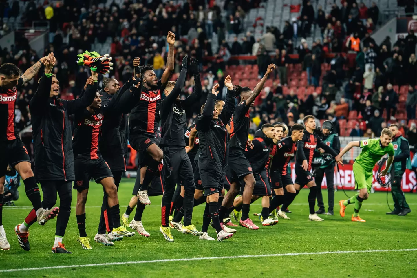 Bayer Leverkusen are 11 points clear at the top of the Bundesliga. (