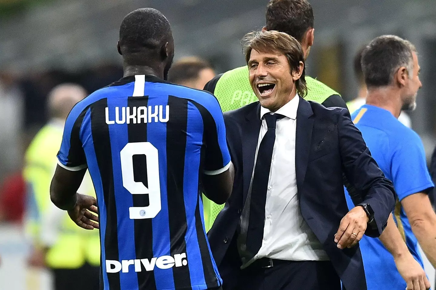 Antonio Conte and Romelu Lukaku together at Inter Milan. (Alamy)