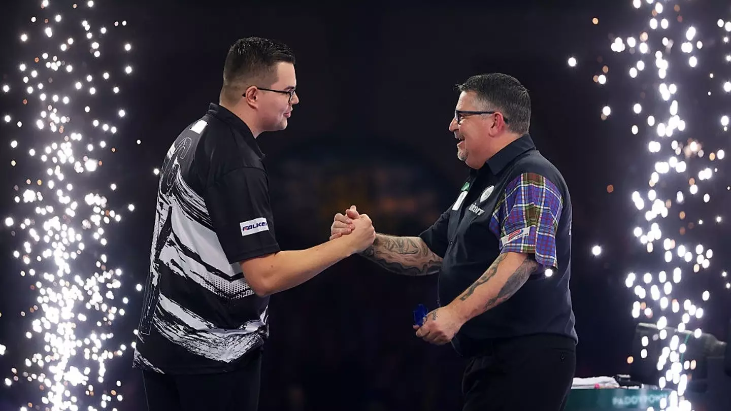 Gian van Veen beat Gary Anderson in the PDC World Darts Championship semi-finals (Credit:Getty)