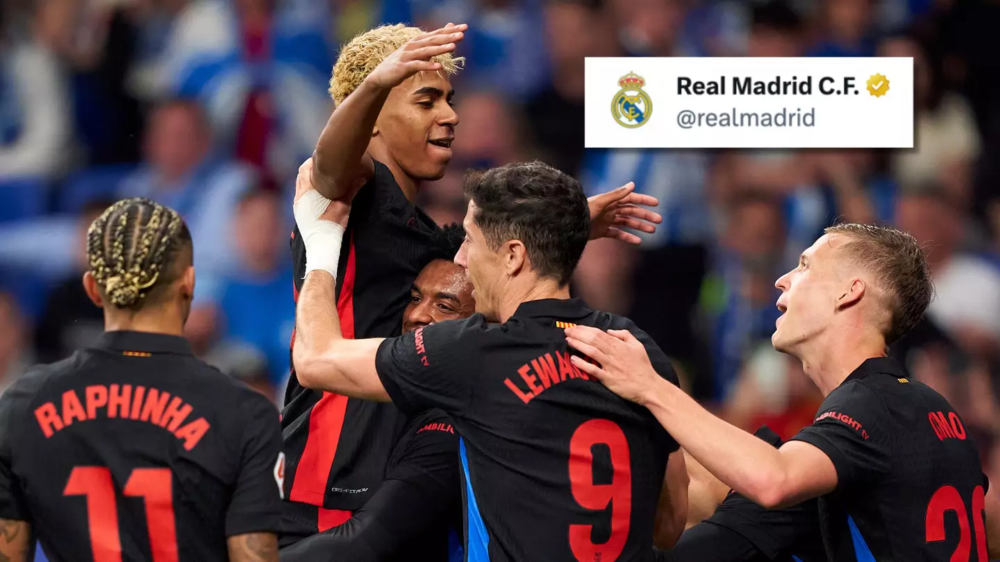 Real Madrid fans can't believe what the club has posted minutes after Barcelona's title win was confirmed