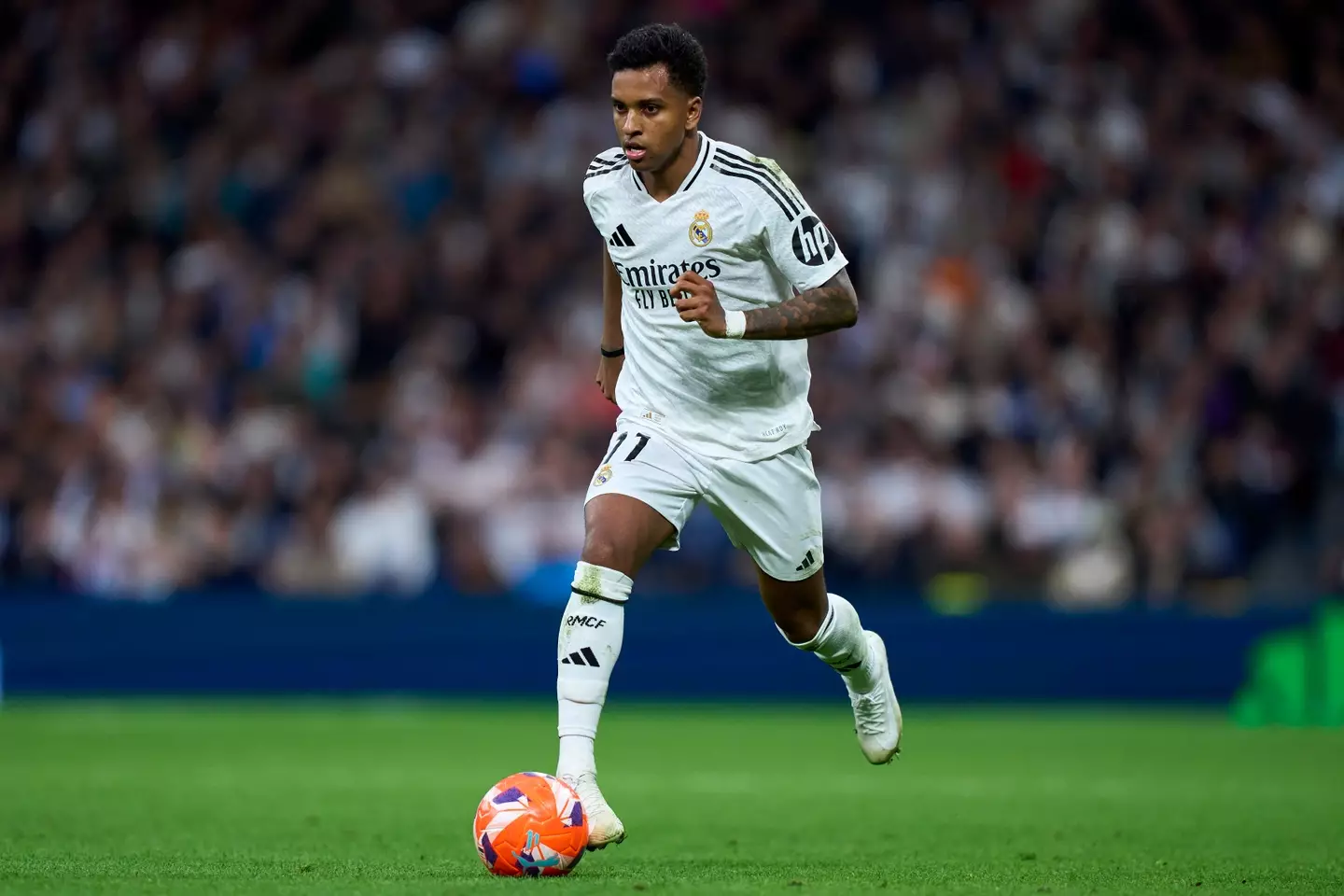 Rodrygo has been linked with a move to the Premier League. Image: Getty
