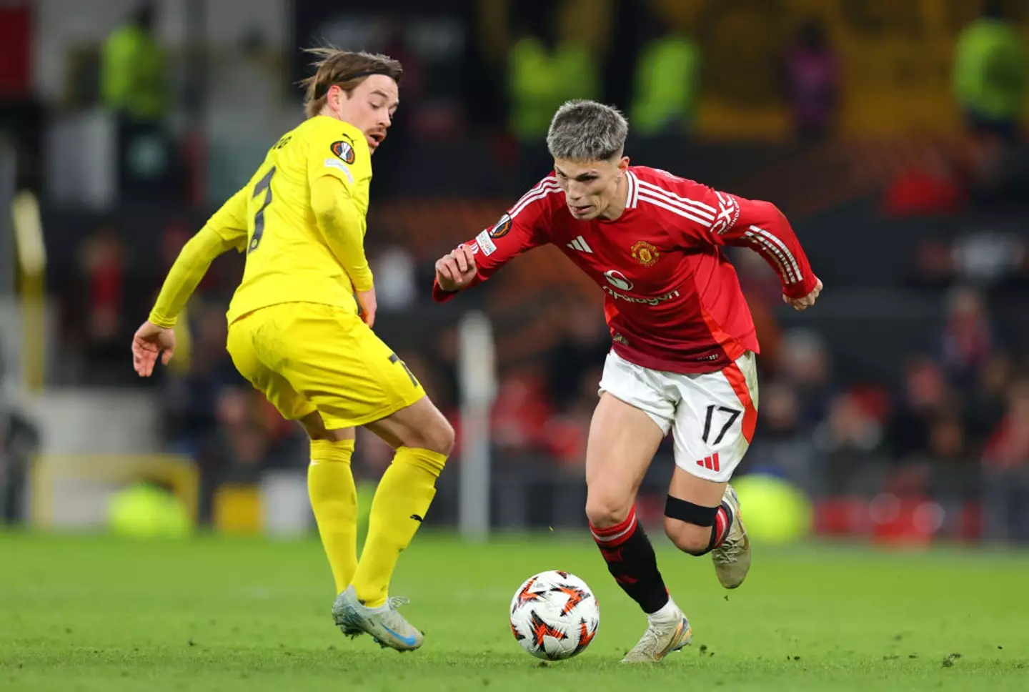 Patrick Berg captained Bodo/Glimt for the match against Manchester United in the Europa League. (Image: Getty)