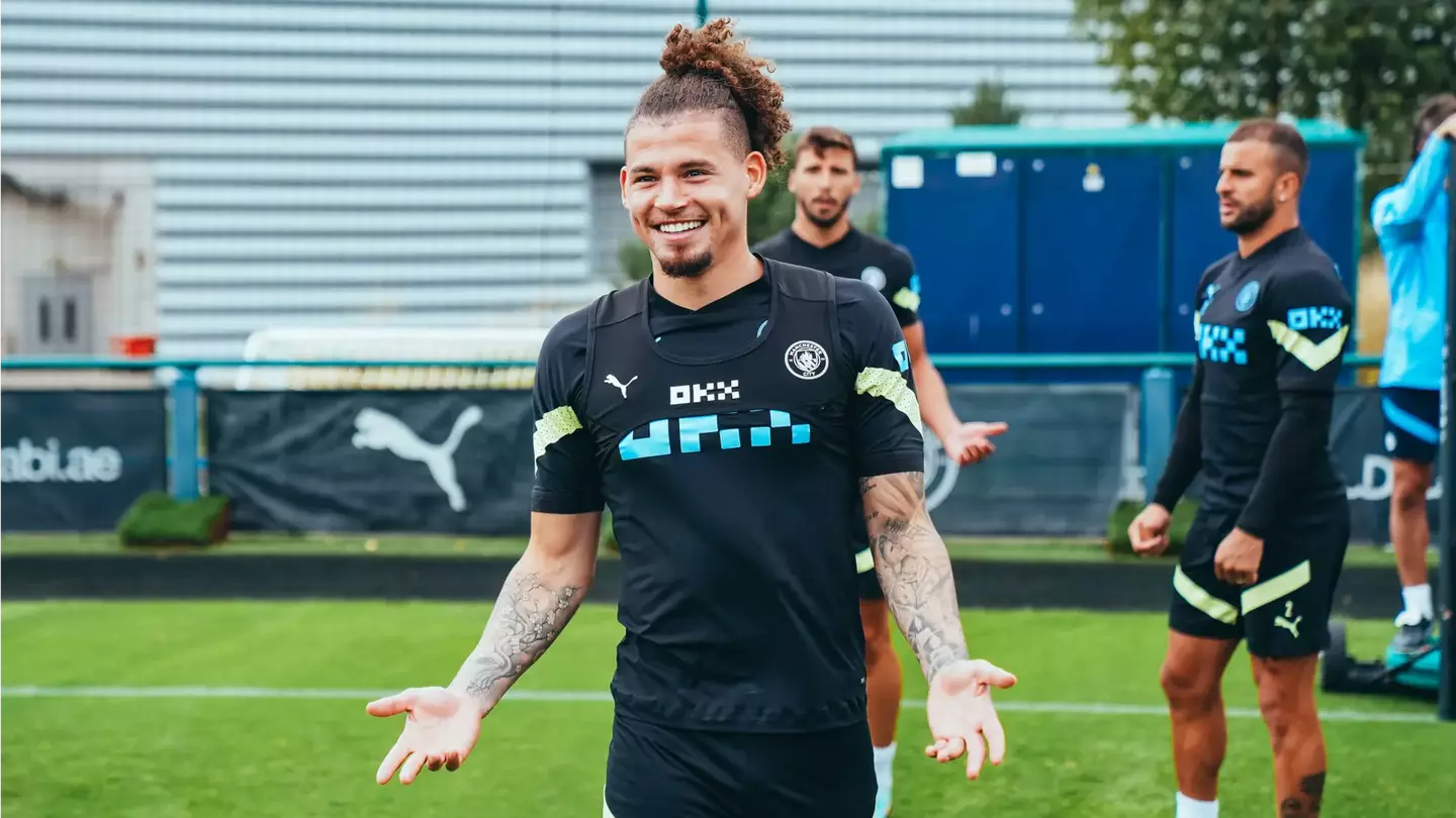 Kalvin Phillips Manchester City Training (Image: Manchester City/ManCity.com)