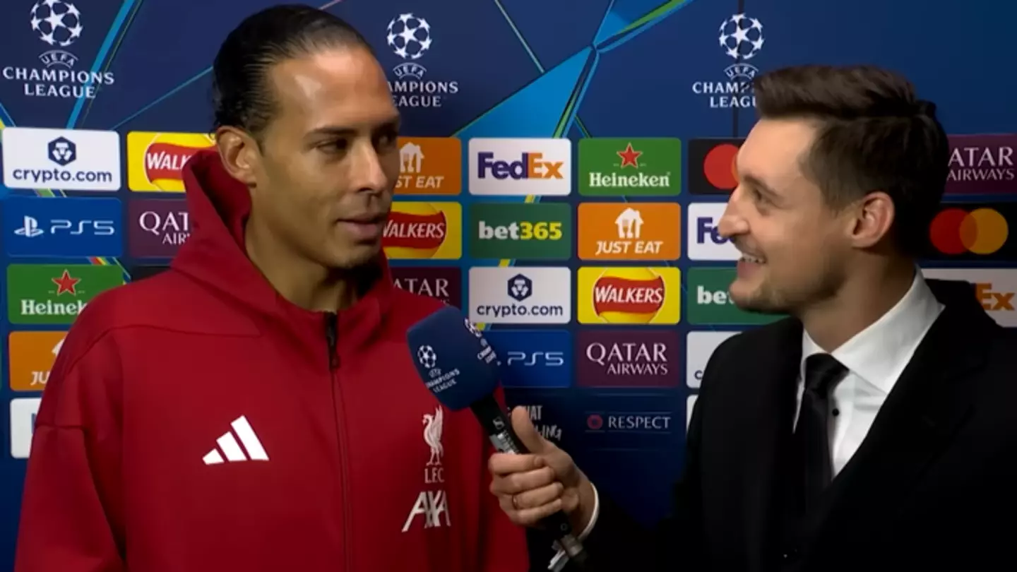 Van Dijk Stunned as Interviewer Reveals He Once Played Against Him in Champions League
