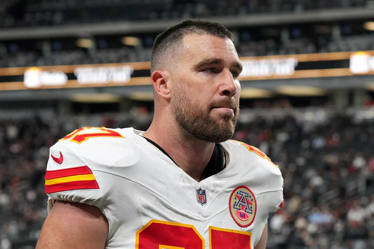 Travis Kelce's season ended with a whimper (Image: Getty)