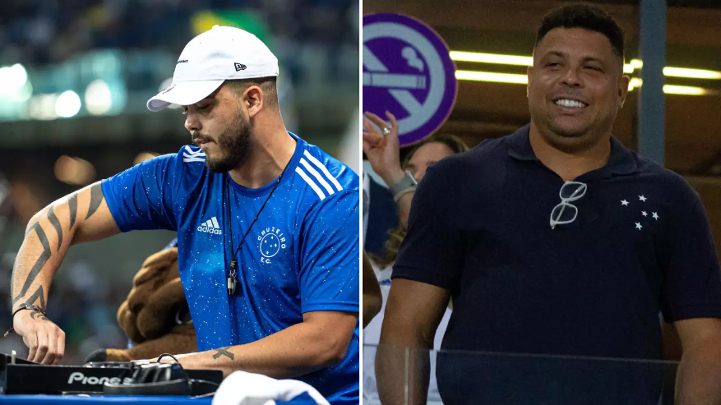 Football legend Ronaldo has a DJ son called 'Ronald' and he's a machine on the decks