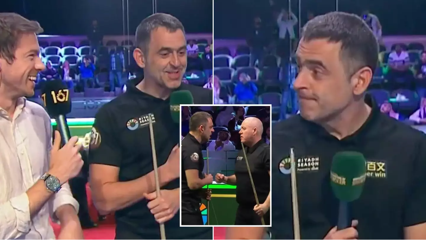 Ronnie O'Sullivan gives brutally honest interview after thrashing John Higgins as he names 'worst part of my job'