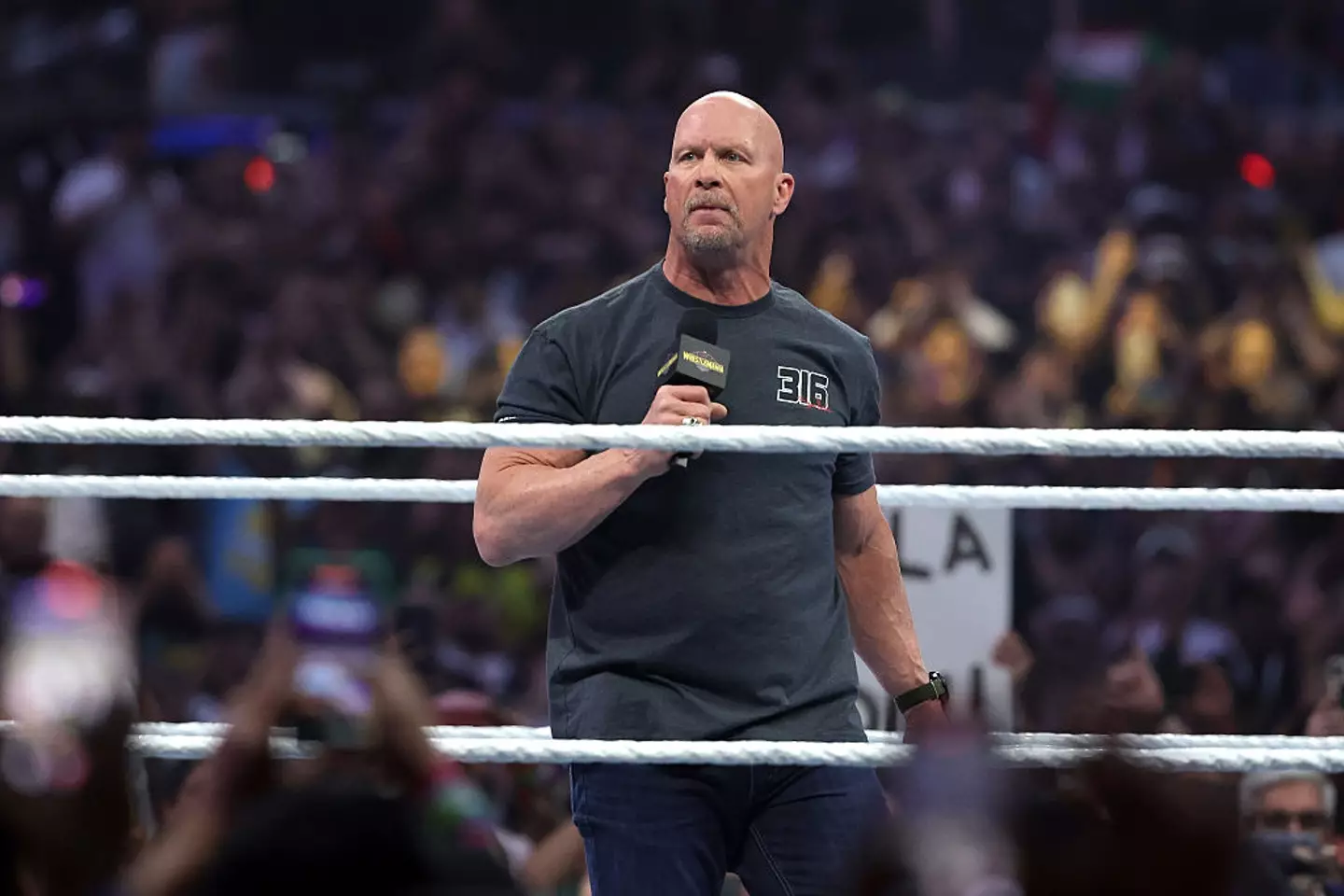 Steve Austin is one of the most popular wrestlers of all time. (Image: Getty)