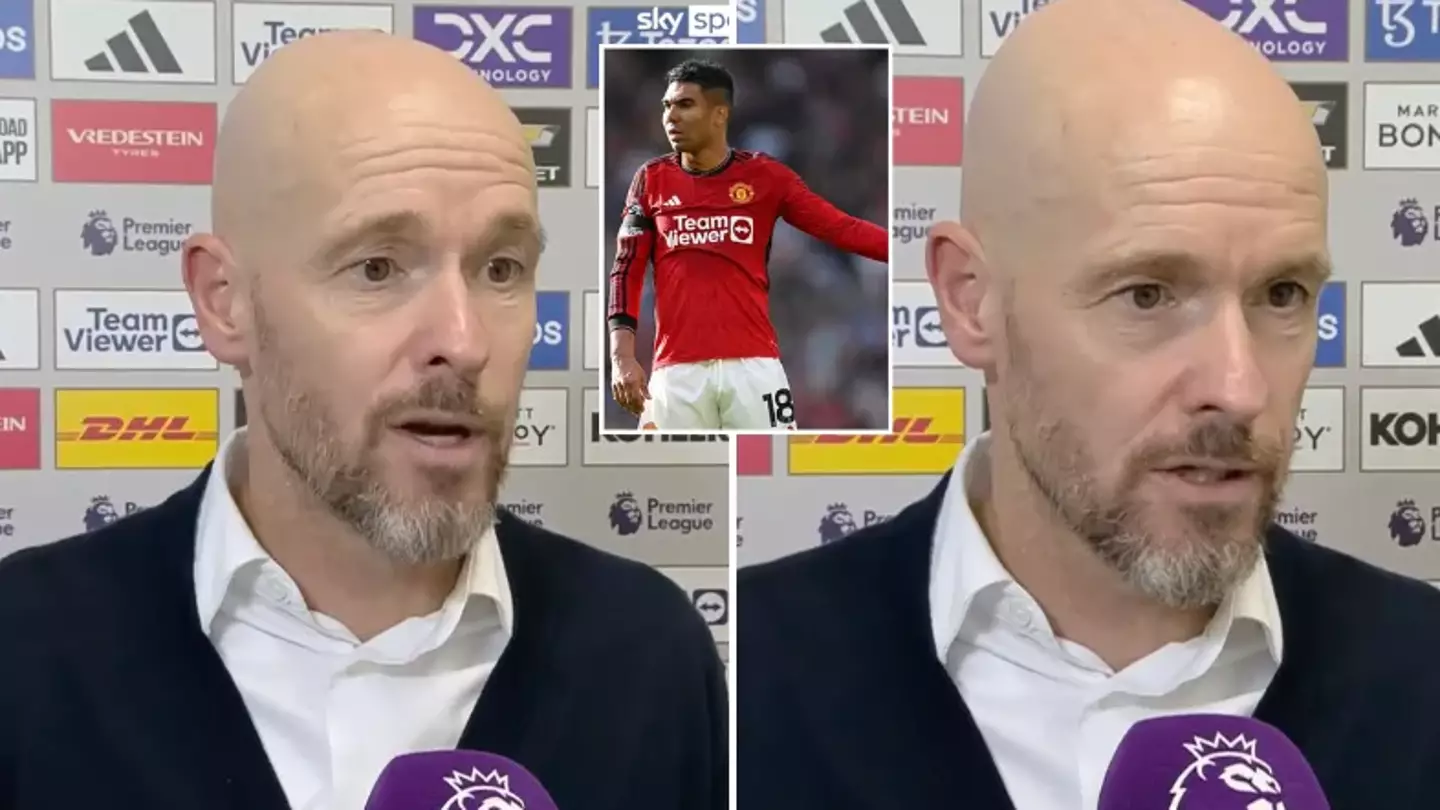 Erik ten Hag's damning response when asked why he substituted Casemiro against Brentford