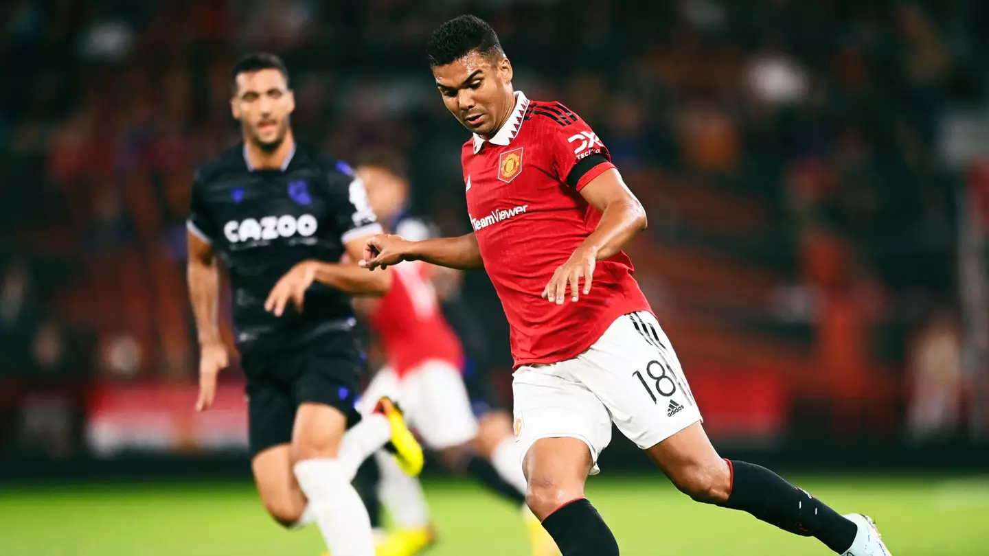 Casemiro against Real Sociedad. (Man Utd)