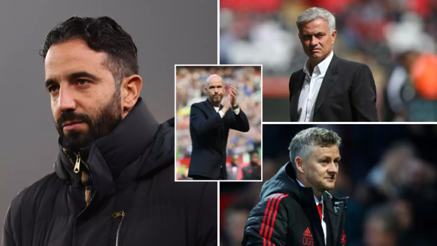 Ruben Amorim's record after 10 Man Utd games compared to Jose Mourinho, Erik ten Hag and Ole Gunnar Solskjaer and it speaks volumes