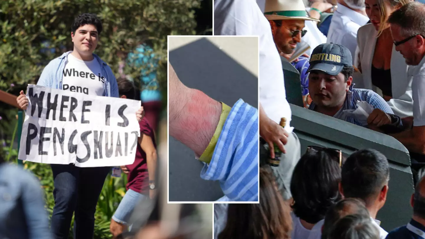 Aussie Protestor Claims He Was 'Assaulted' And 'Thrown Down The Stairs' By Wimbledon Security