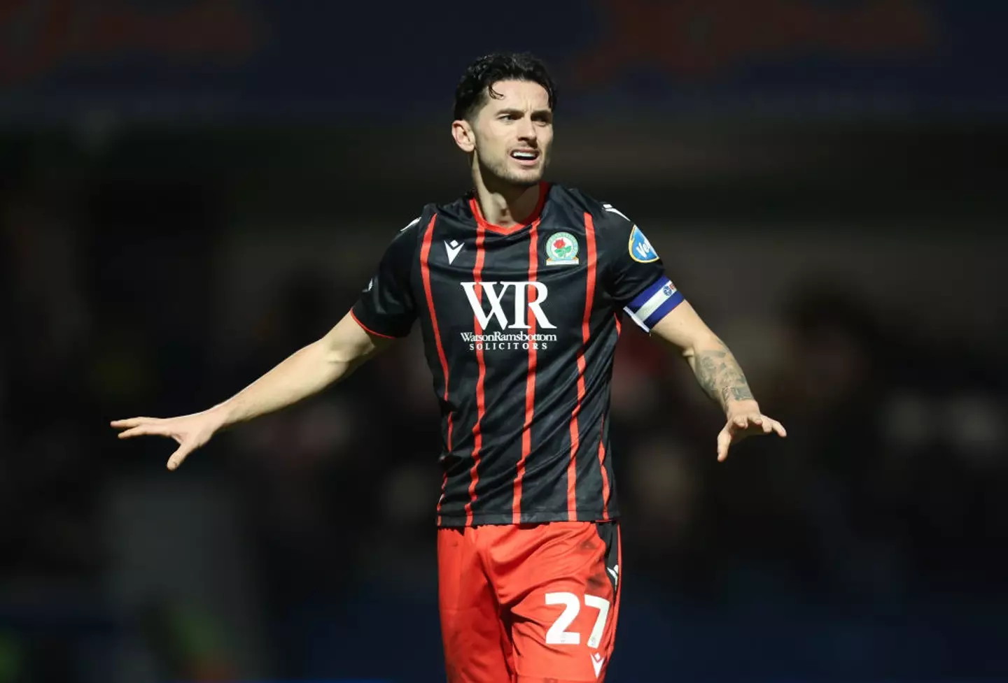Blackburn captain Lewis Travis pictured (Image: Getty)