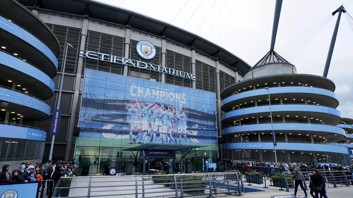 Manchester City's Etihad Stadium.